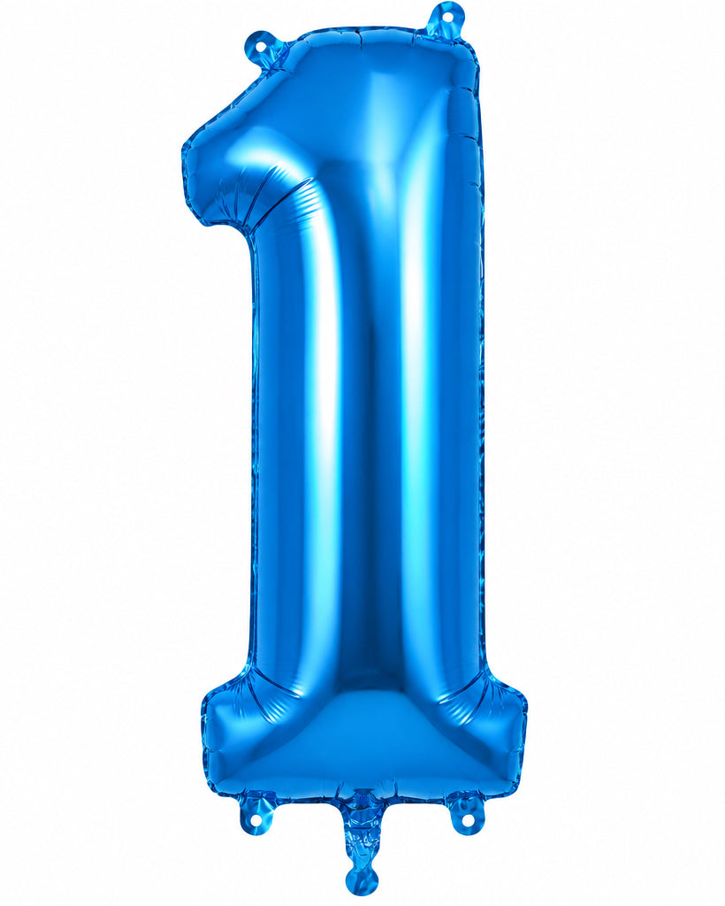 34"Blue Number 1 Foil Balloon