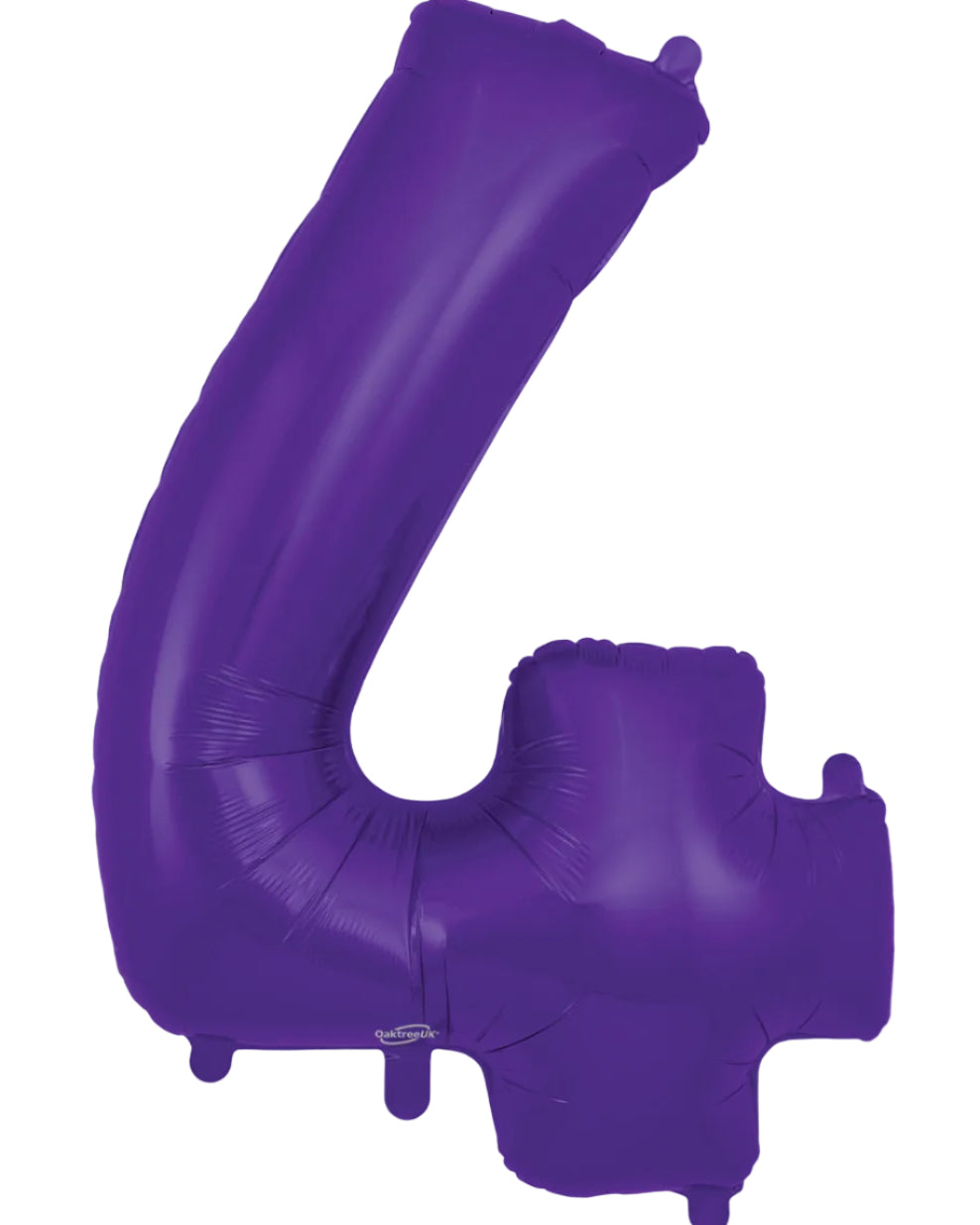 34"Purple Number 4 Foil Balloon
