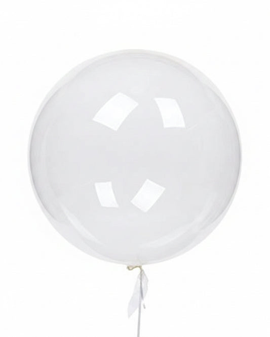 18"Clear Bobo Balloon Pre Stretched Unprinted