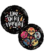 18"Dia De Los Muertos Foil Balloons