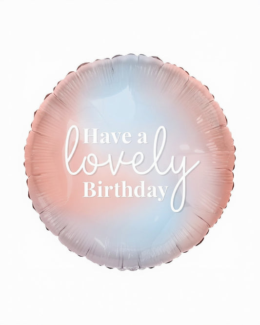 Lovely Birthday Foil Balloon