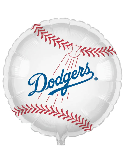 Los Ángeles Dodgers Baseball Foil Balloon