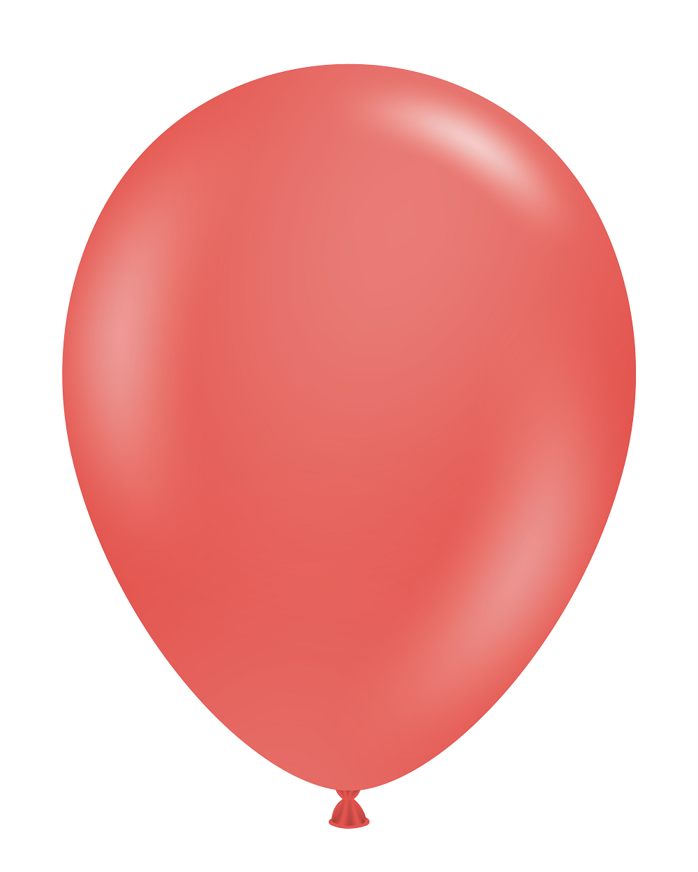 Red balloon on a white background