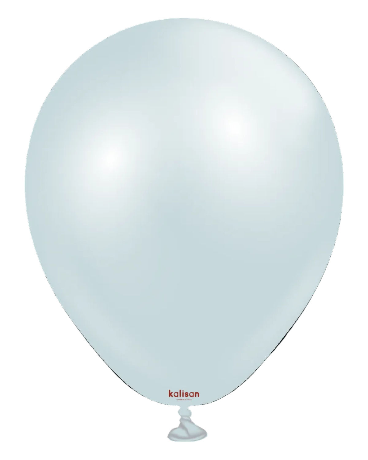 White balloon with 'kalisan' branding on a white background