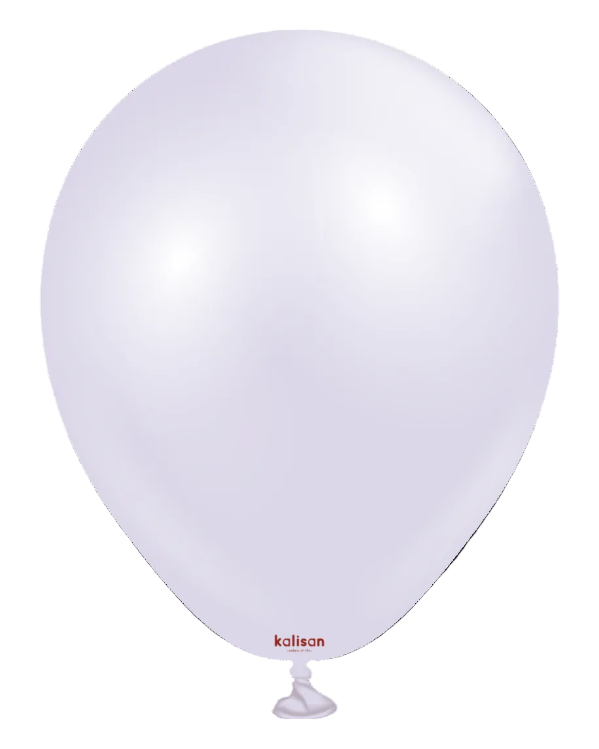White balloon with 'kalisan' branding on a white background