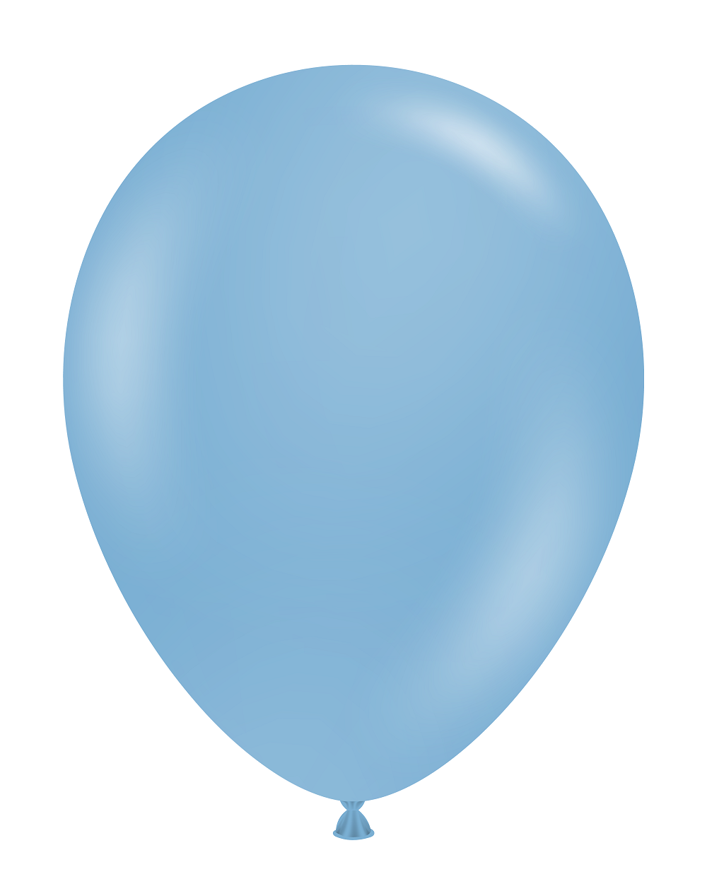 Navy blue balloon on a white background