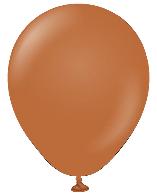Kalisan 12"Latex Caramel Brown 50CT Balloons