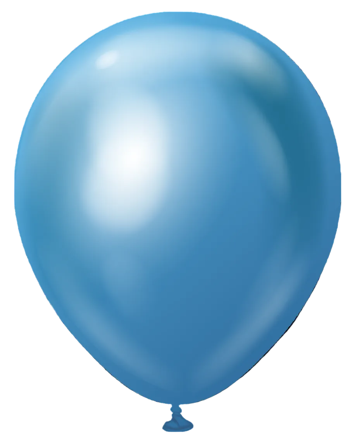 Kalisan 12"Latex Mirror Blue 50CT Balloons