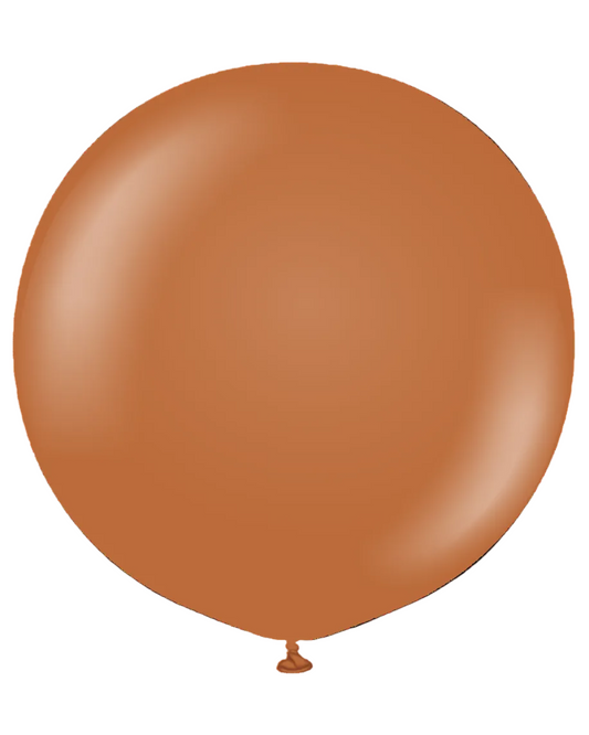 Kalisan 24"Latex Caramel Brown 5CT Balloons