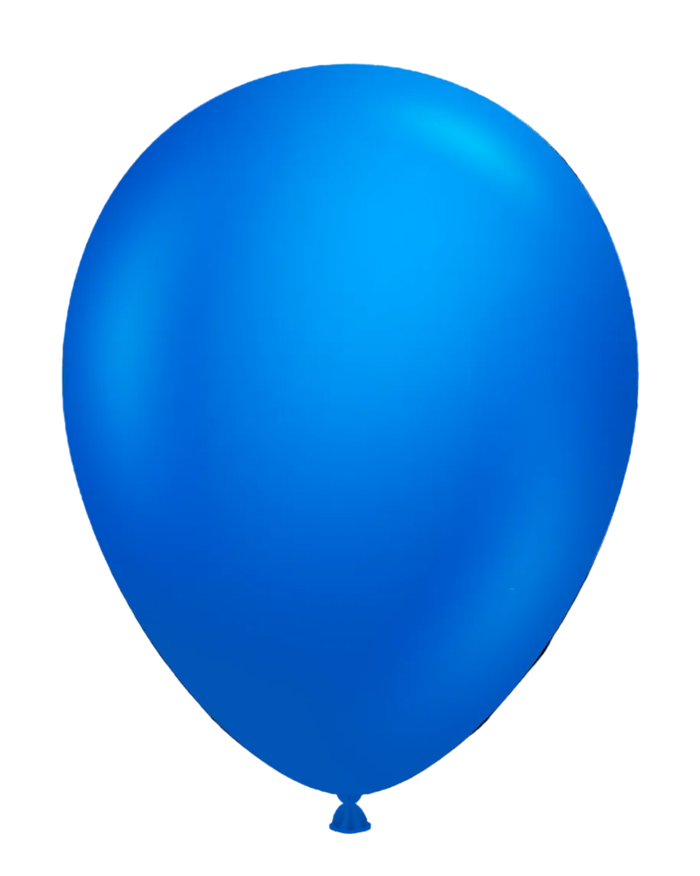 Blue balloon on a white background