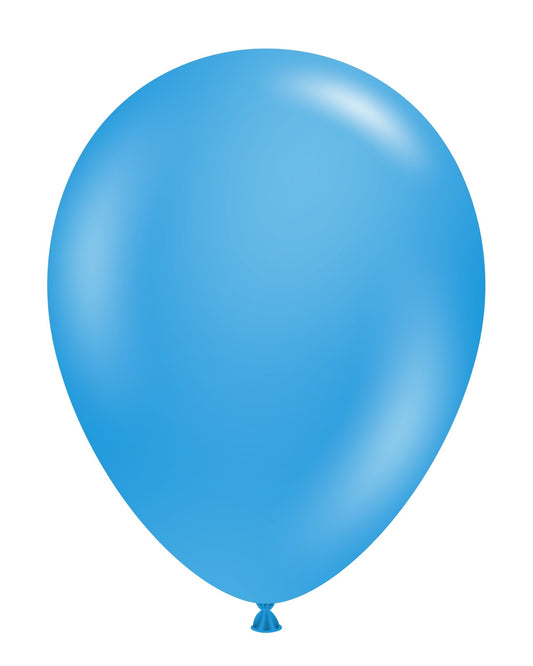 Tuftex 17"Latex Blue 50CT Balloons