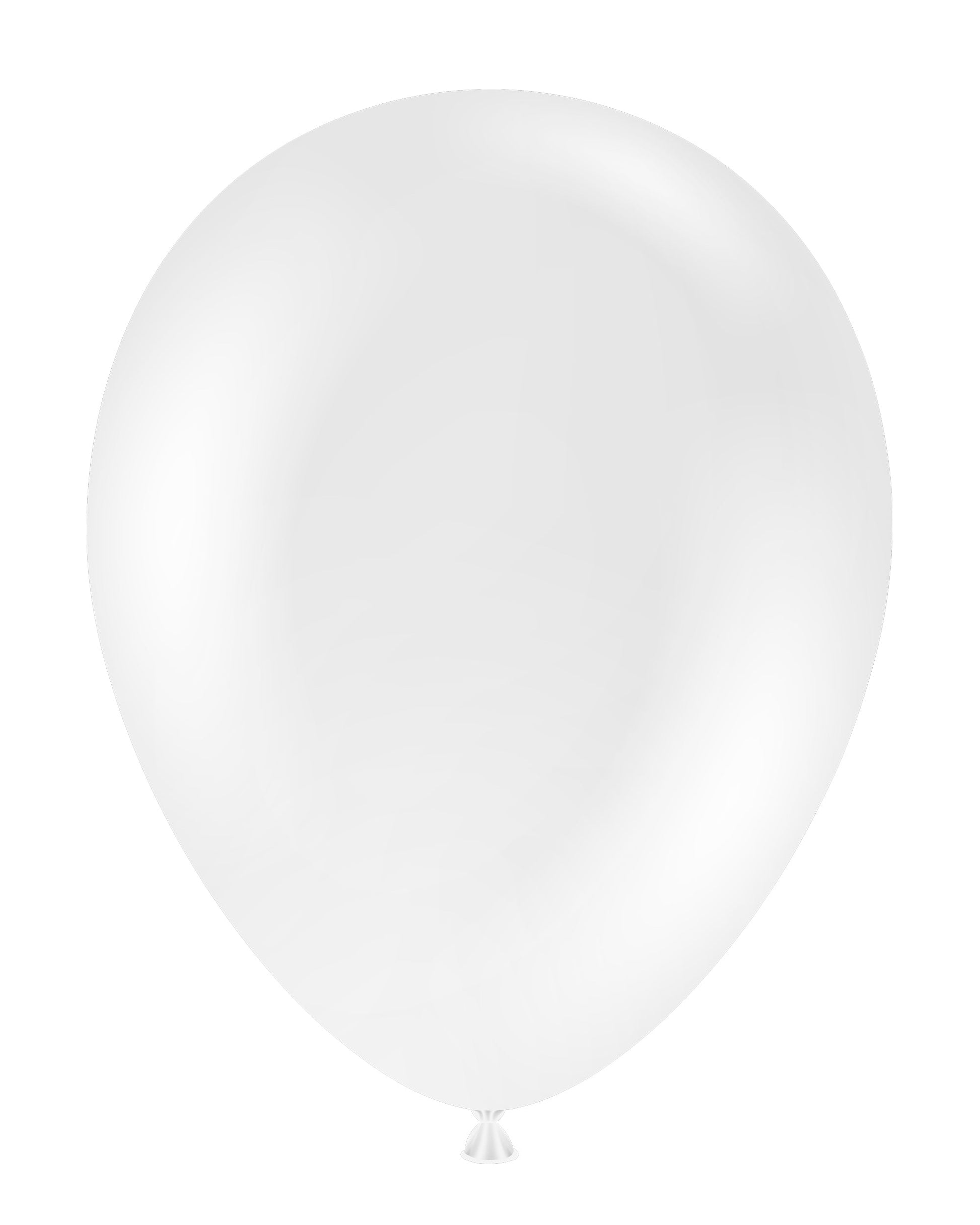 White balloon on a white background