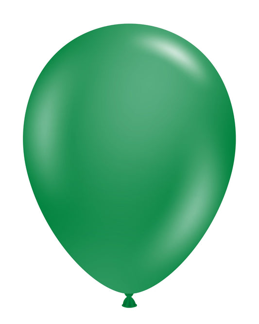 Tuftex 11"Latex Emerald Green 100CT Balloons