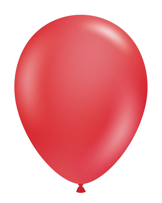 Red balloon on a white background