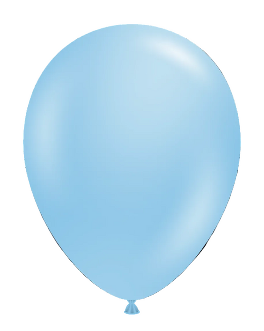 Tuftex 5"Latex Baby Blue 50CT Balloons