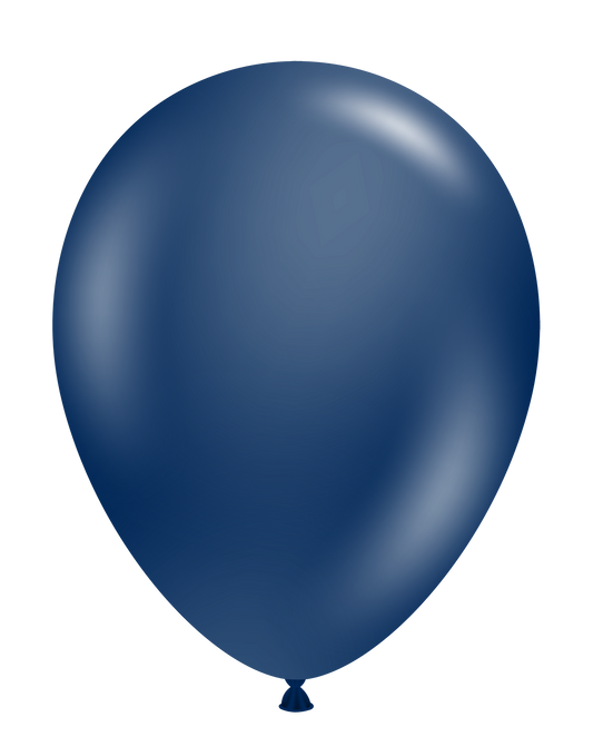 Tuftex 17" Latex Metalic Midnight Blue 50CT Balloons