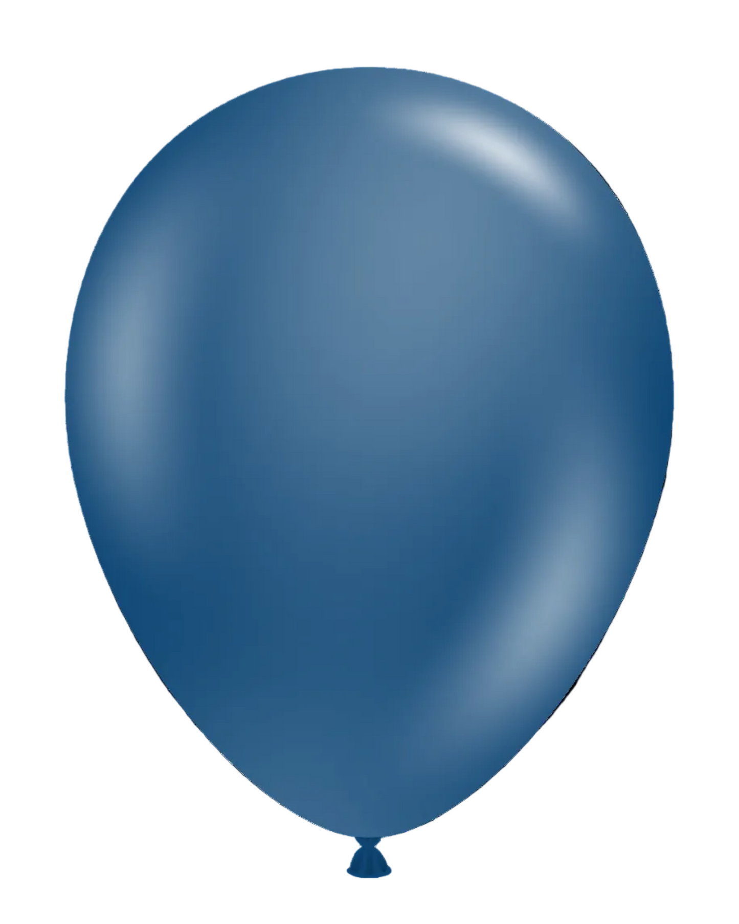 Blue balloon on a white background