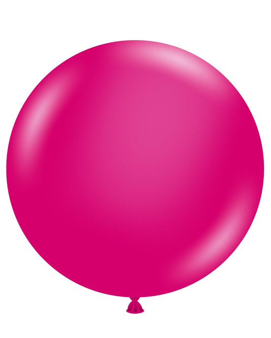 Pink balloon on a white background