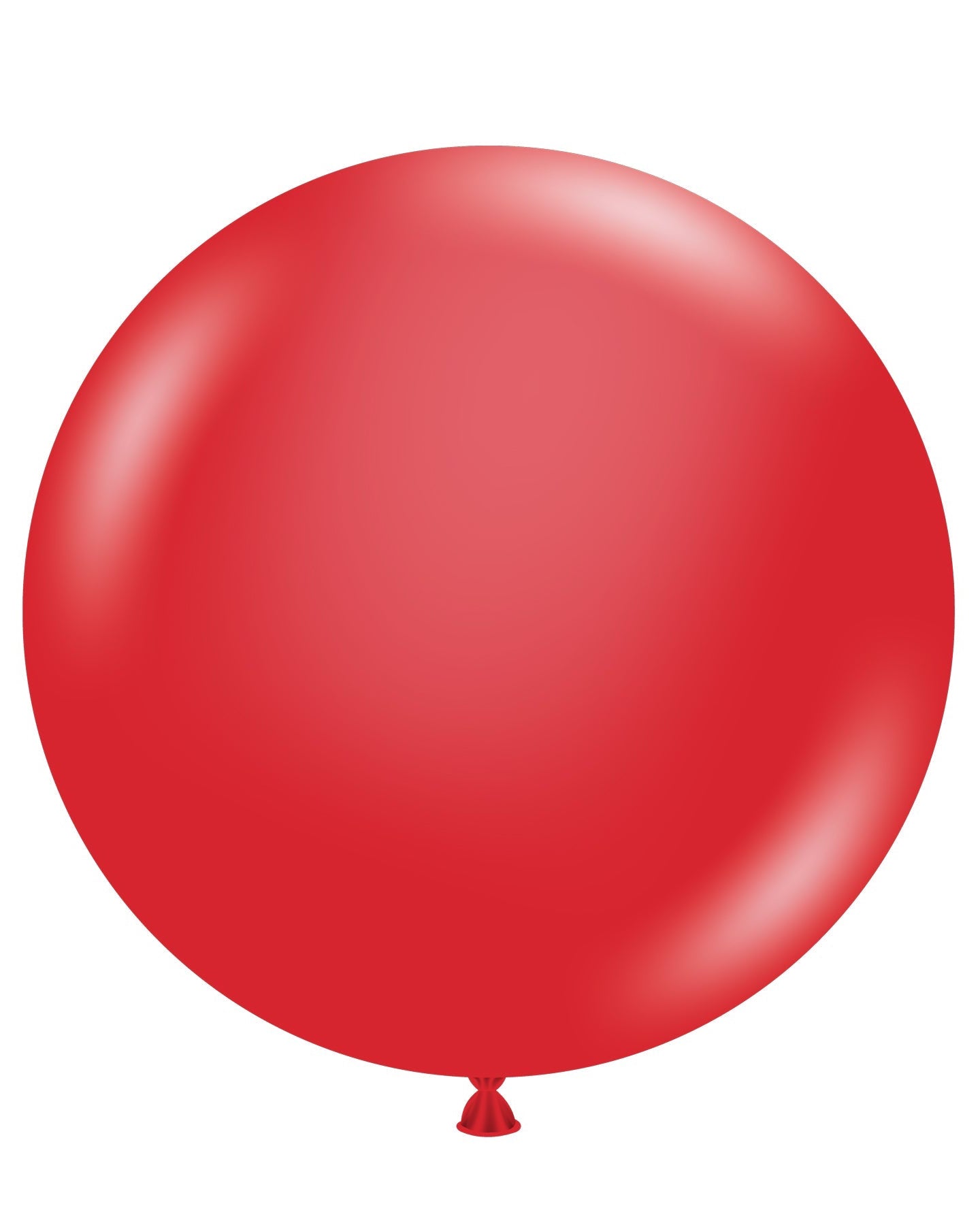 Red balloon on a white background