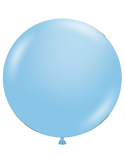 Tuftex 24"Latex Baby Blue 3CT Balloons