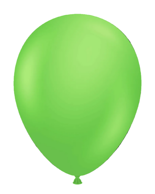 Green balloon on a transparent background