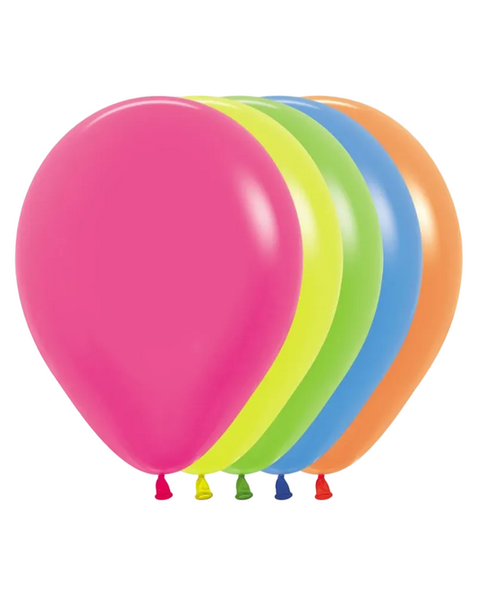 Sempertex 5"Latex Neon 100CT Balloons