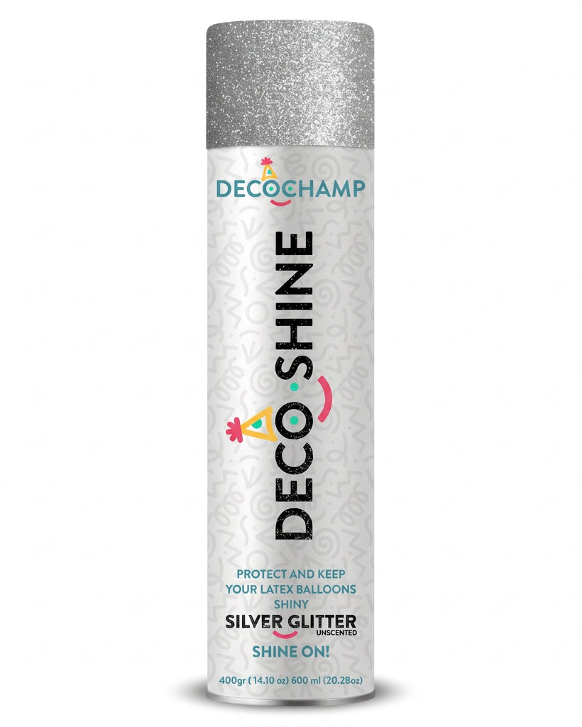 Decochamp Instant Balloon Shine Spray 600 Ml Glitter SILVER