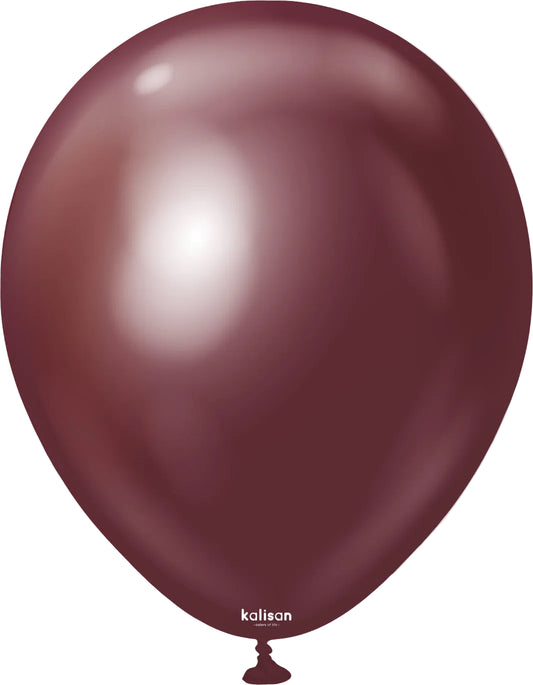 Maroon balloon with 'Kalisan' branding on a white background