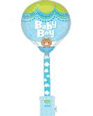 Baby boy balloon with blue and green design