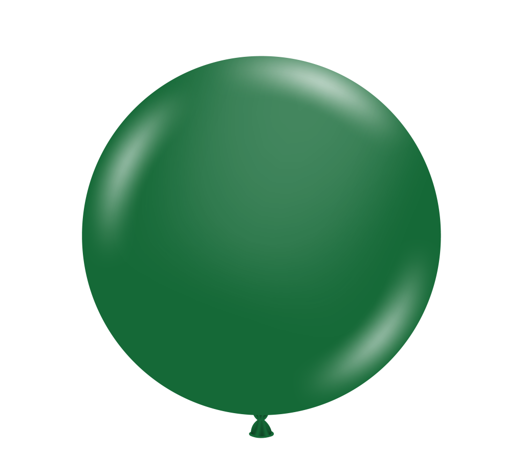 11" Latex Balloon FOREST GREEN Metallic