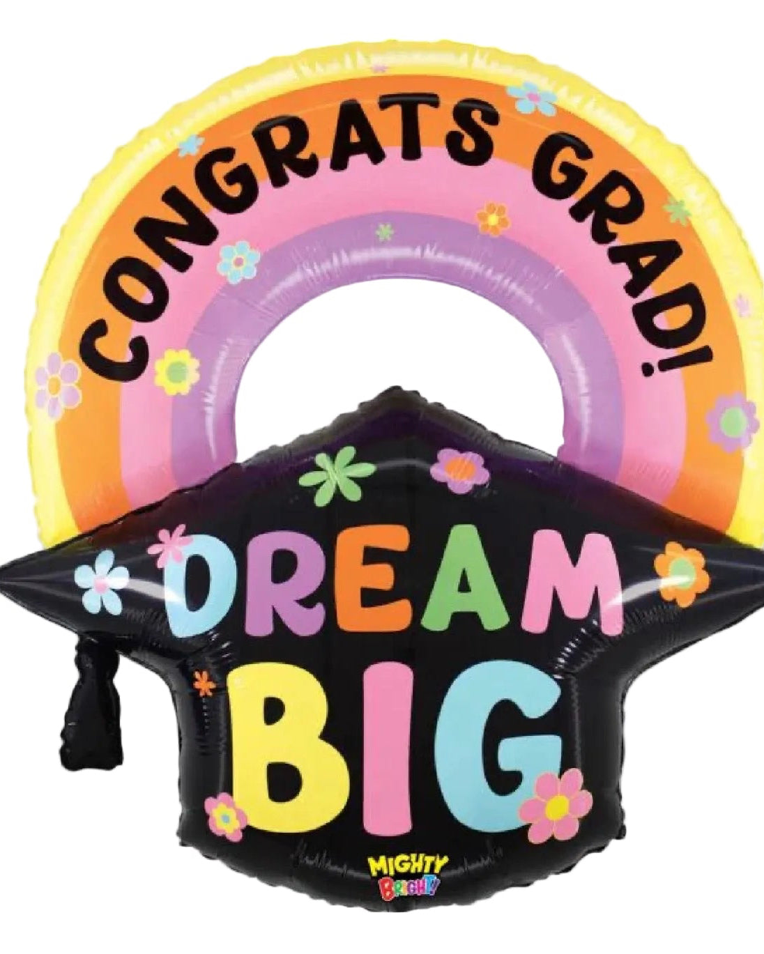 Graduation Rainbow Balloon