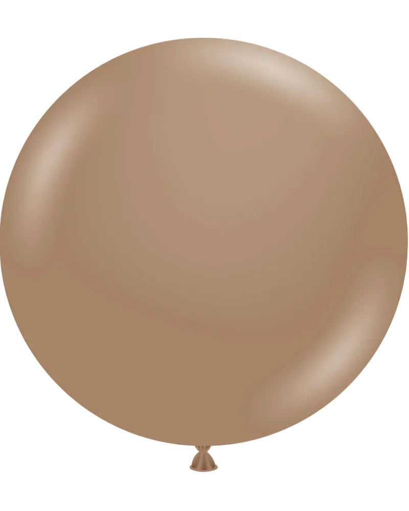 Large purple balloon on a white background