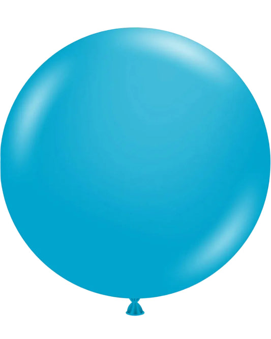 Green balloon on a white background