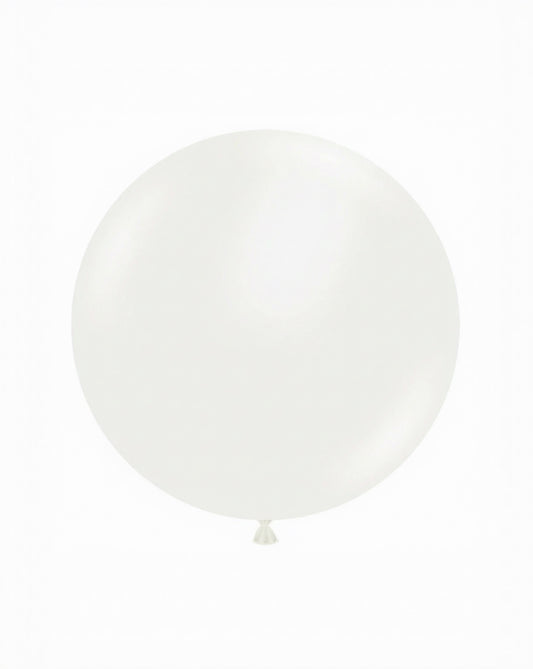 White balloon on a white background