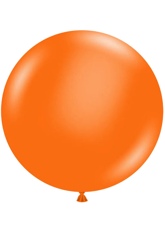 Tuftex 17" Latex Orange 50CT Balloons