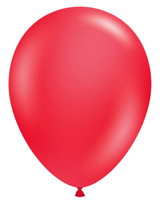 Red balloon on a white background