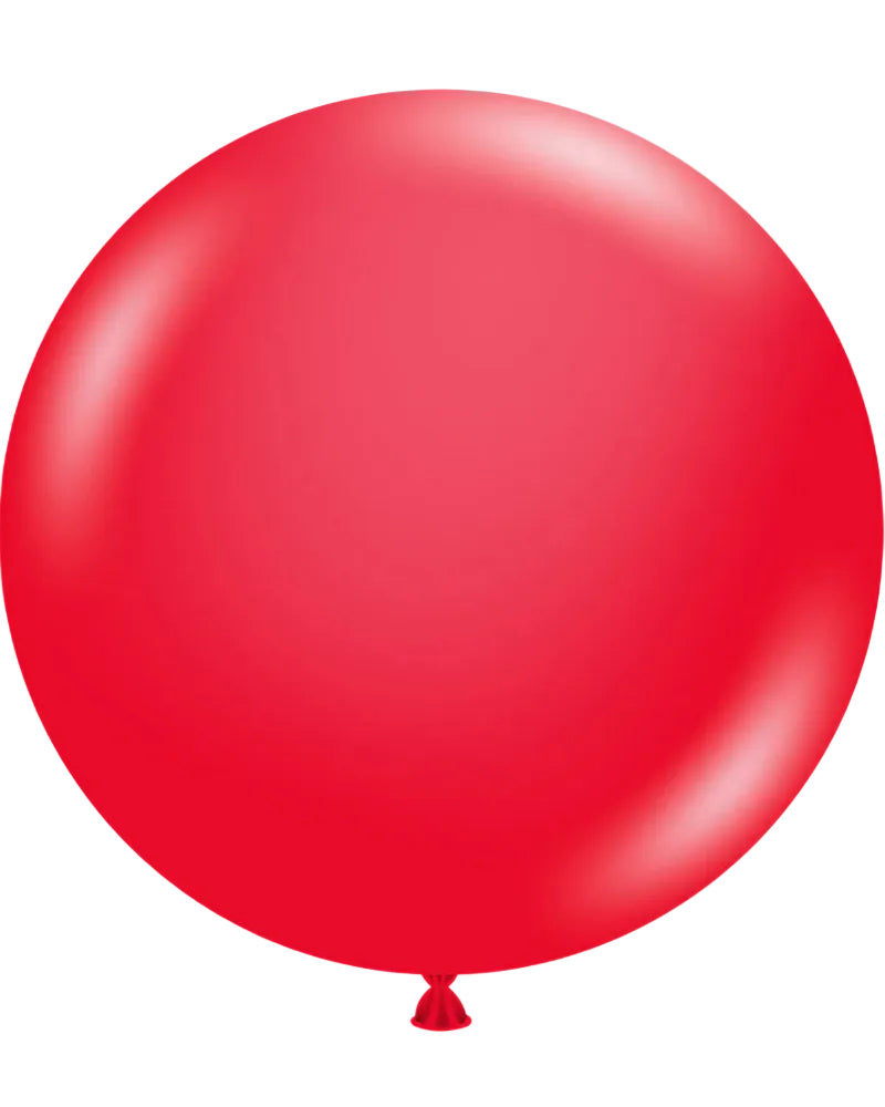Red balloon on a white background