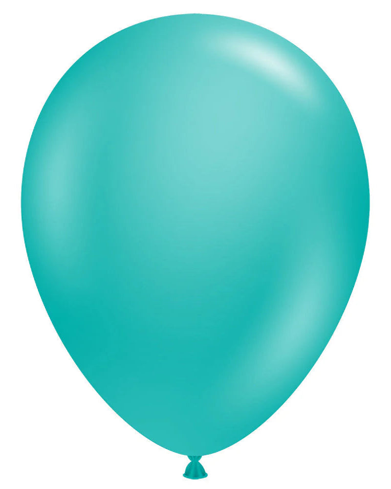 Green balloon on a white background