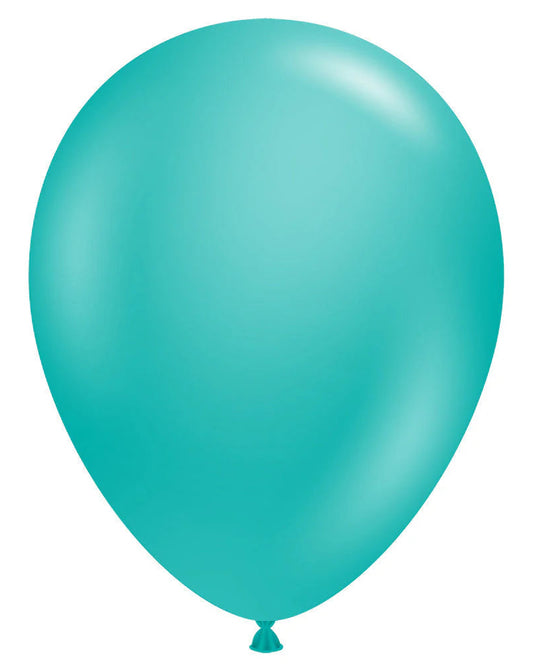 Green balloon on a white background