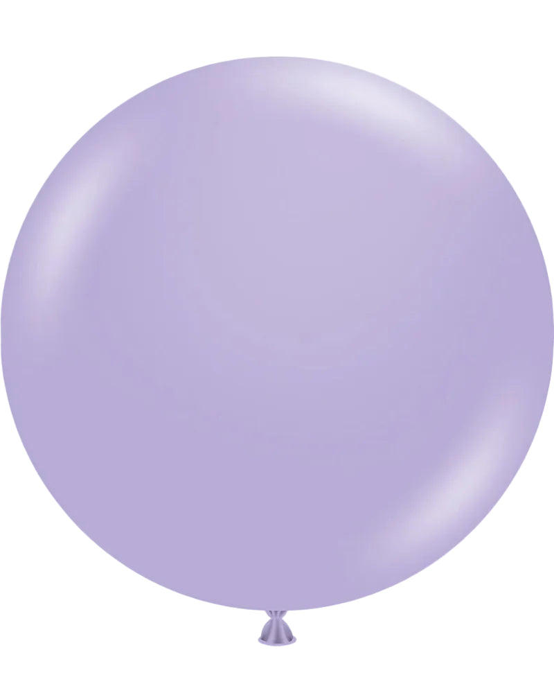 Lavender balloon on a white background