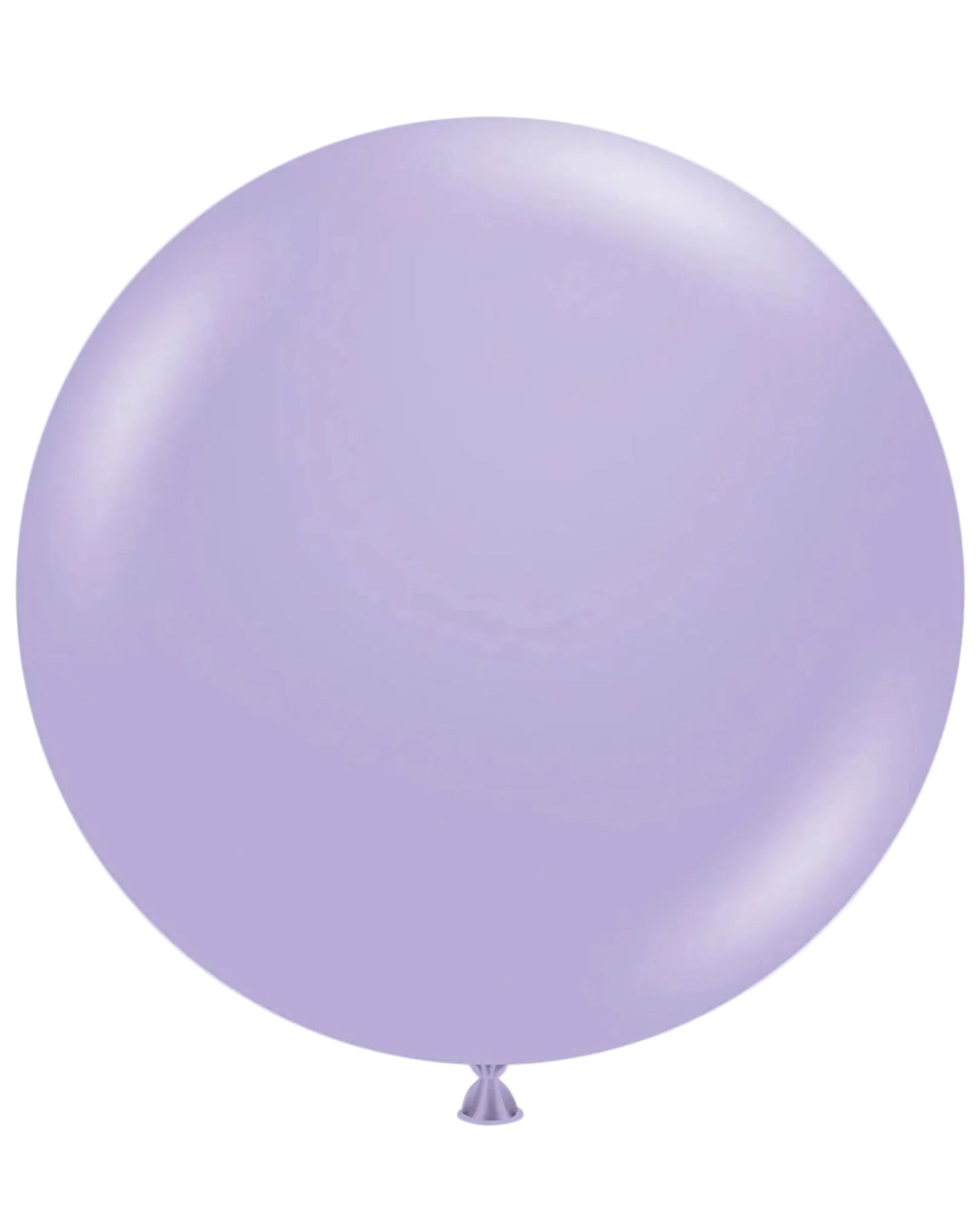 Lavender balloon on a white background