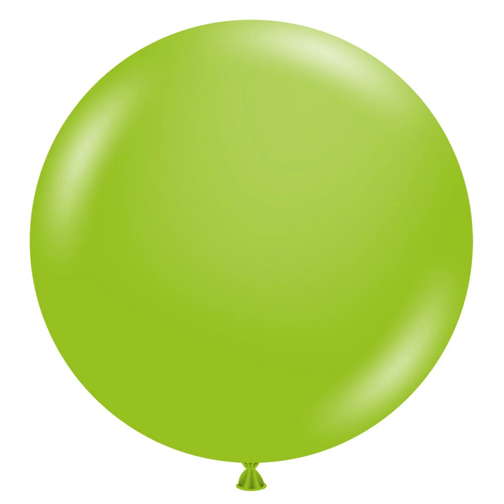Tuftex 24"Latex Lime Green 3CT Balloons