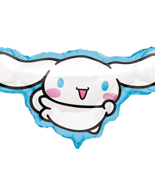 Cartoon-style angel with blue wings on a white background