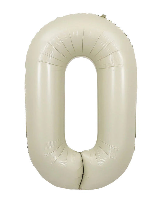 34" Cream Number 0