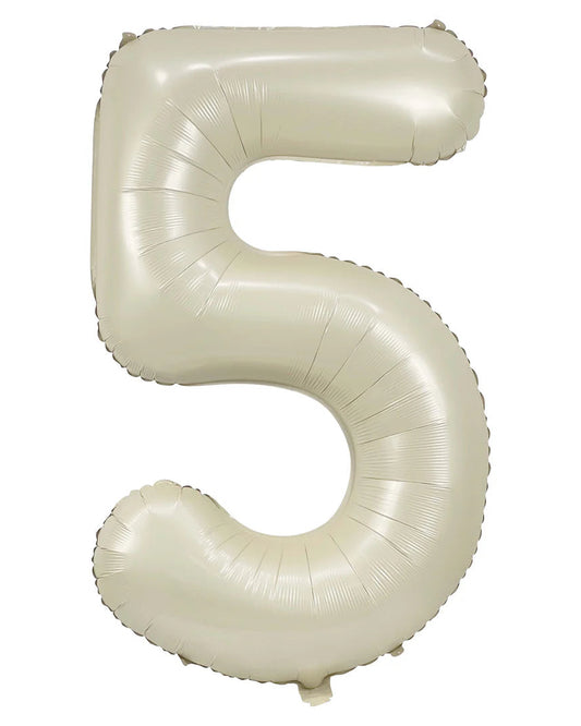 Cream 34' Foil Number
