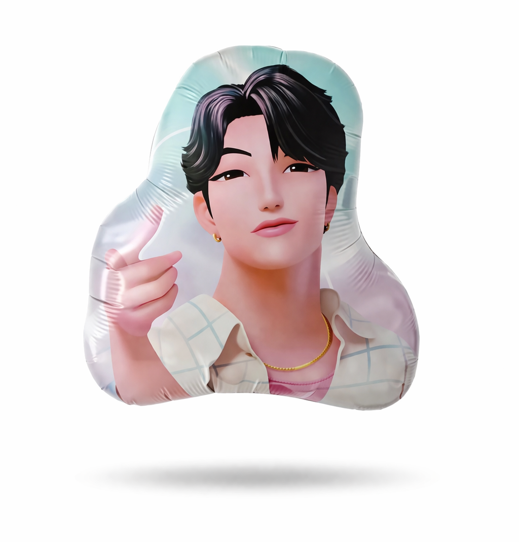 K-Pop Demon Hunters Jinu & Rumi Foil Balloon