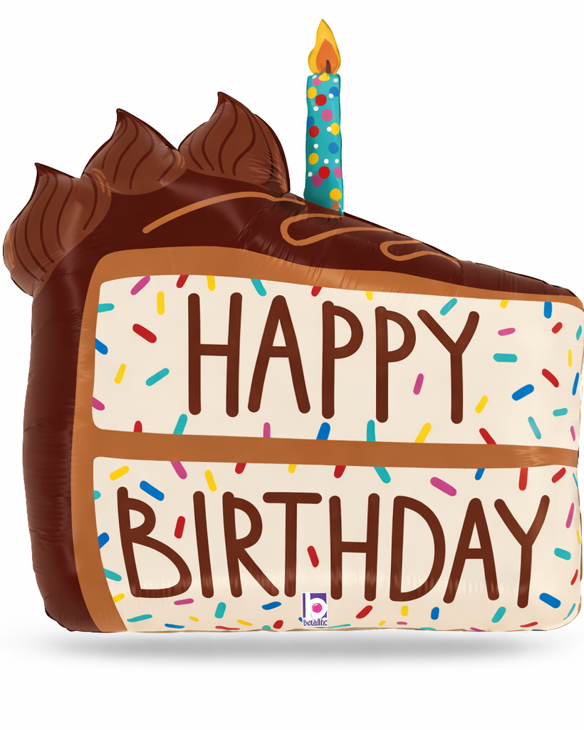 Birthday Cake Slice Balloon
