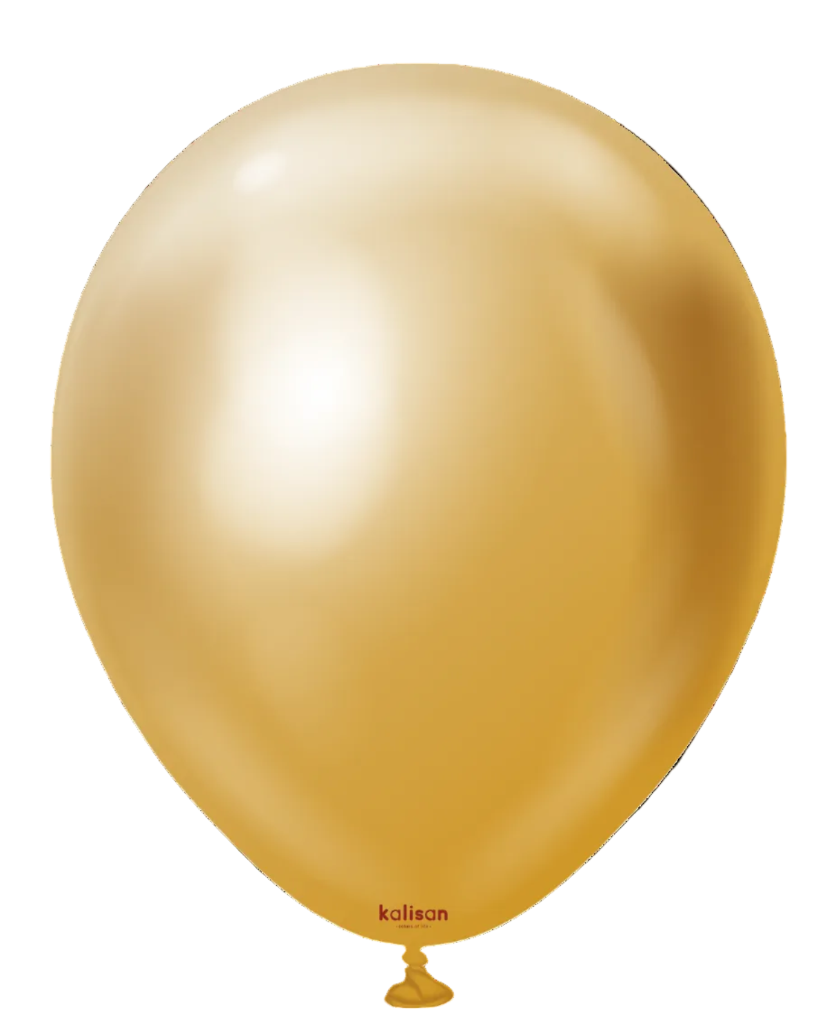 Gold balloon with 'kaleon' branding on a white background