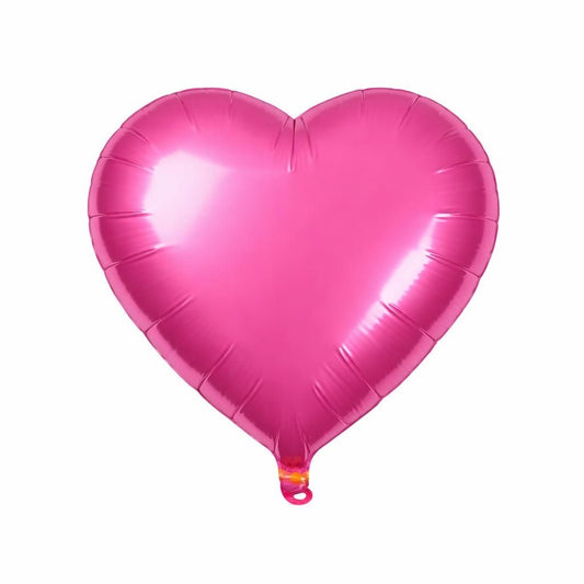 Hot Pink Foil Heart