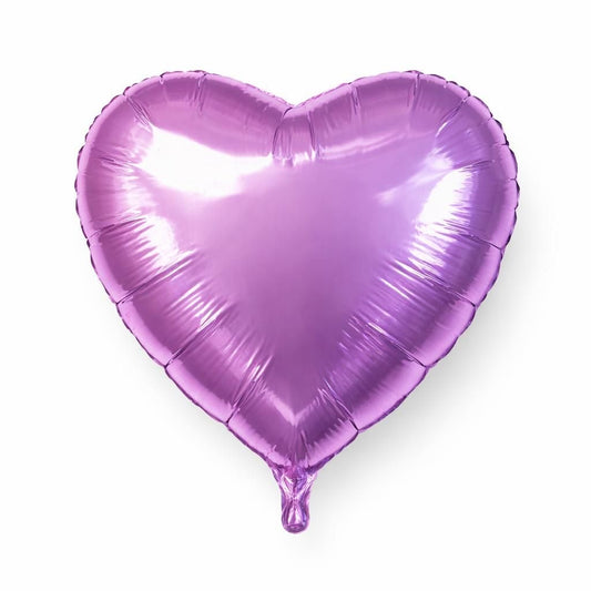 Satin Purple Foil Heart Balloon